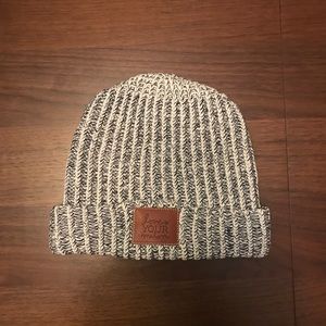 Black Speckled Cuff Beanie